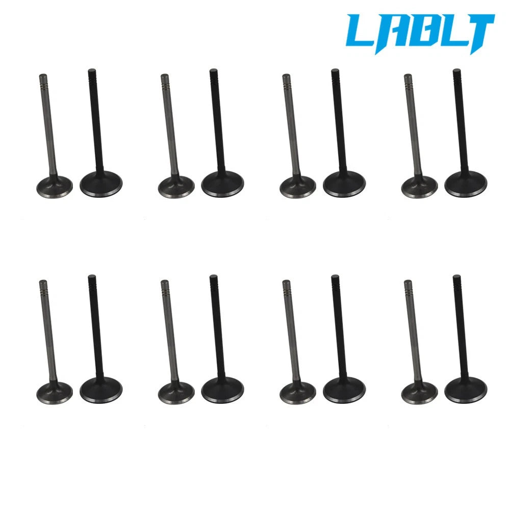 16Pcs Engine Exhaust Intake Valves for GM ECOTEC 2.0L 2.2L 2.4L (2000–2010)