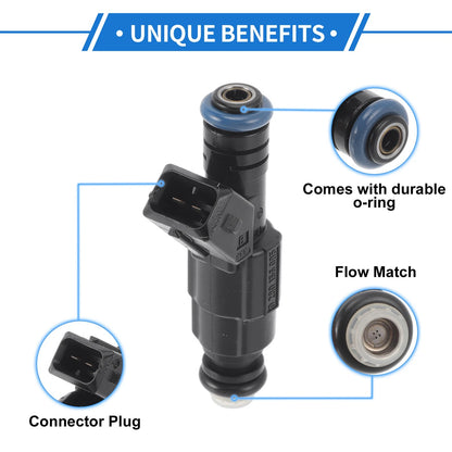 1 Pc Fuel Injector No.0280156095 for Ford Focus 2.0L 2.3L L4 (2002–2004)