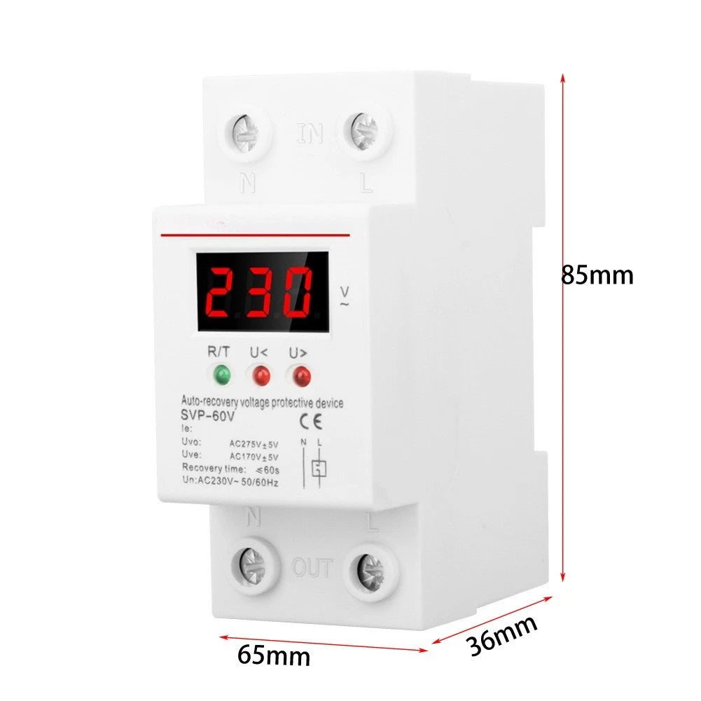 Voltage Relay Circuit Breaker for Automatic Control (220V AC)