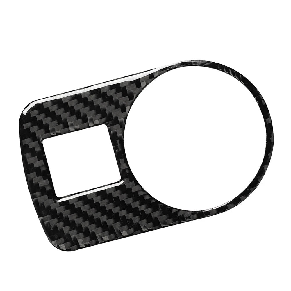 Carbon Black Headlight Switch Panel Cover Trim for Audi TT TTS TTRS (2008–2014)