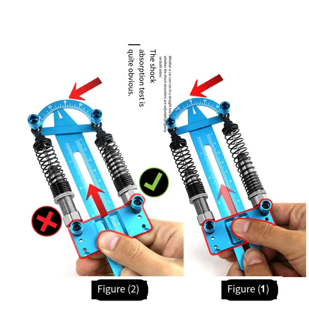 Aluminum Remote Control Car Height Gauge for Bike Setup Tool