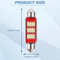 2X LED Dome Light Bulbs 4014 Chip 41mm for