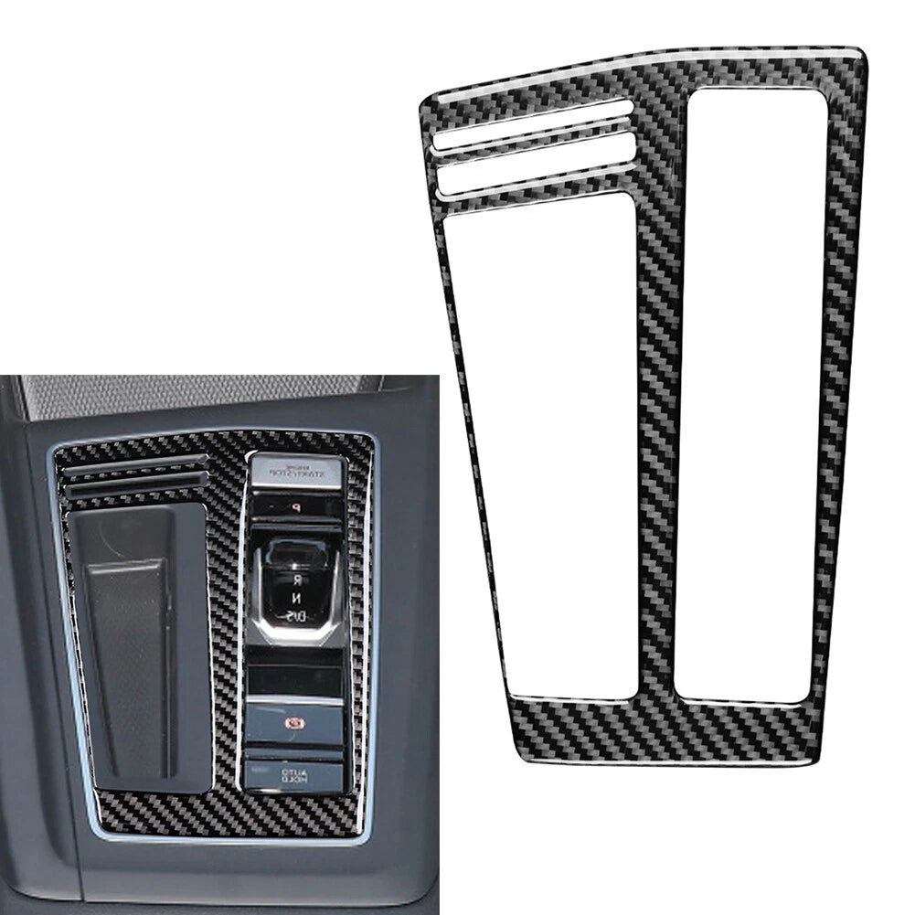 Gear Shift Panel Frame Cover Trim Black For Volkswagen Golf 8 MK8 21-23 RHD BLK