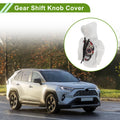 Gear Shift Knob Cover for Universal Cars (1 Pc) - White Polyester Skeleton
