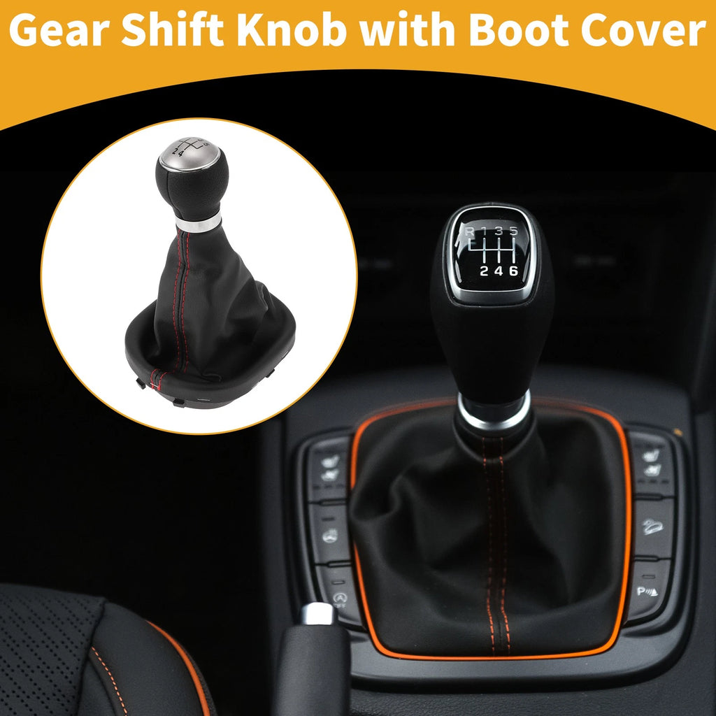 5 Speed Gear Shift Knob with Cover for Volkswagen Caddy (2004–2009)