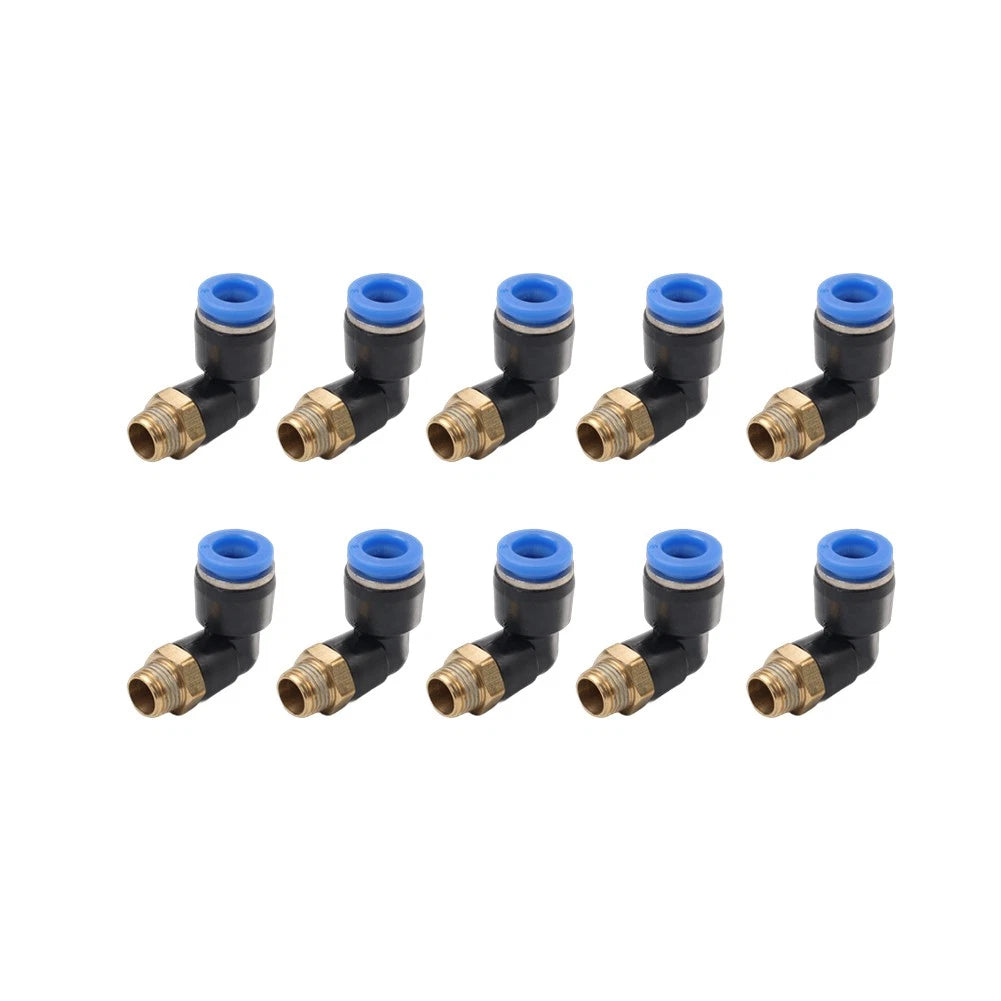 10pcs G 1/8'' L Fitting Connector Tube 8mm for Tire Changer Machine