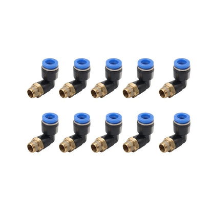 10pcs G 1/8'' L Fitting Connector Tube 8mm for Tire Changer Machine