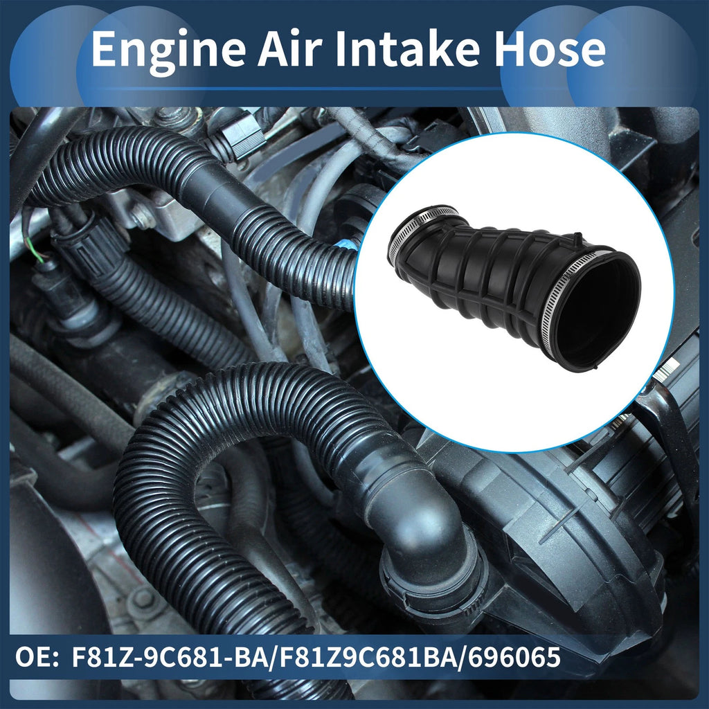 Engine Air Intake Hose for Ford Excursion (2000–2003) No.F81Z-9C681-BA Rubber Clamp
