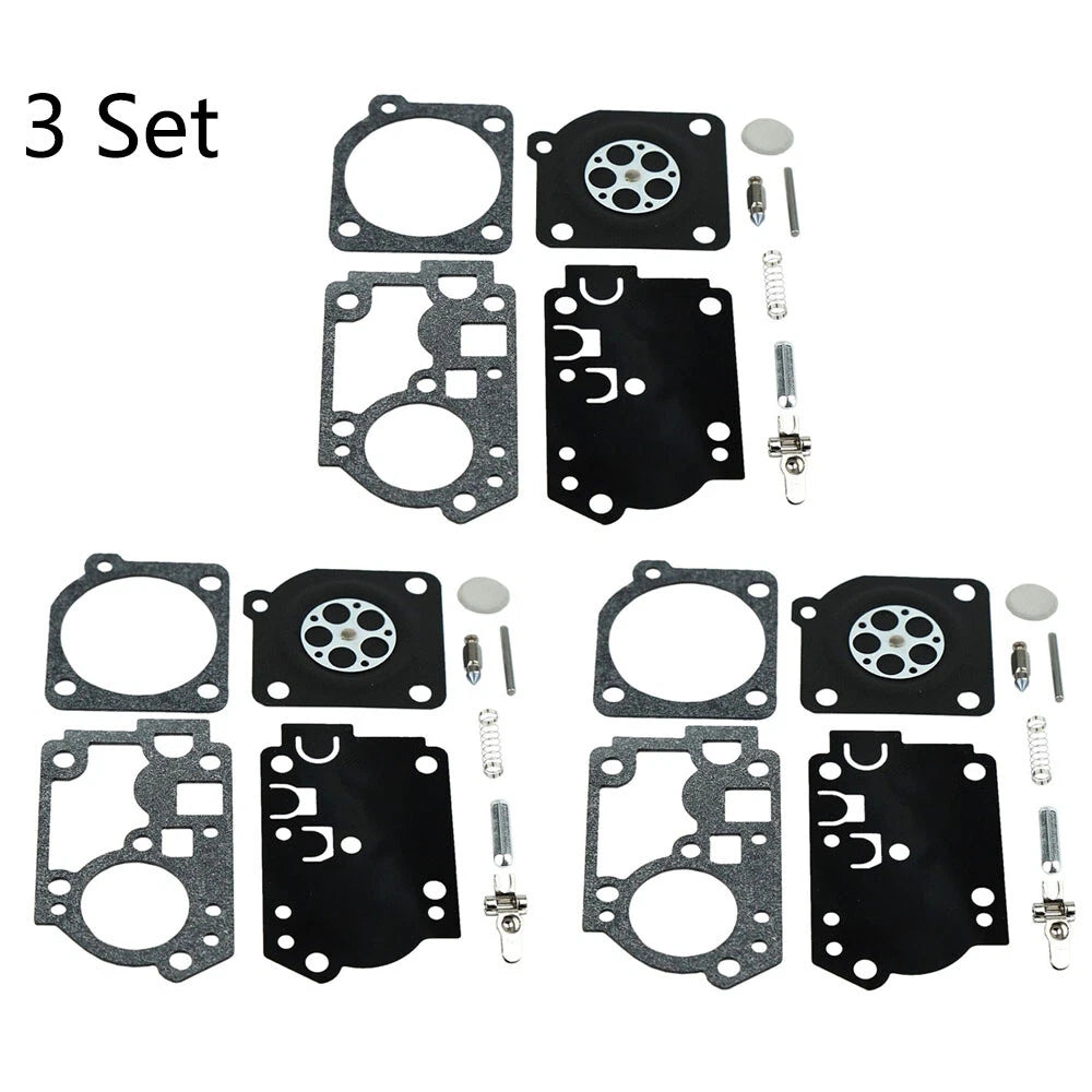 3X Carburetor Diaphragm Kit for Zama RB-156 C1U-W43 C1U-W45 Poulan BVM210VS