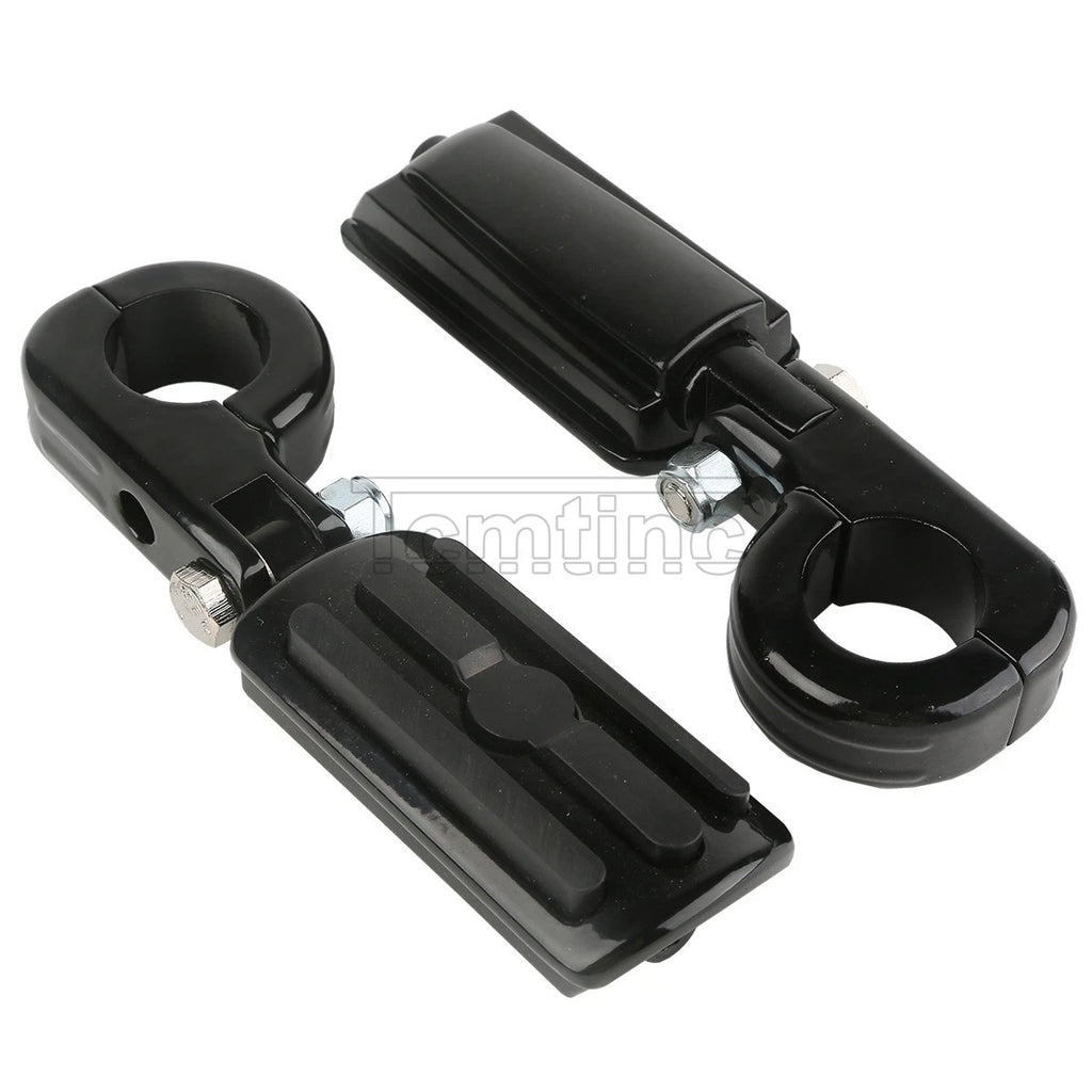 1 1/4" Engine Guards Foot Pegs Mounting Clamps for Harley (Year Range)