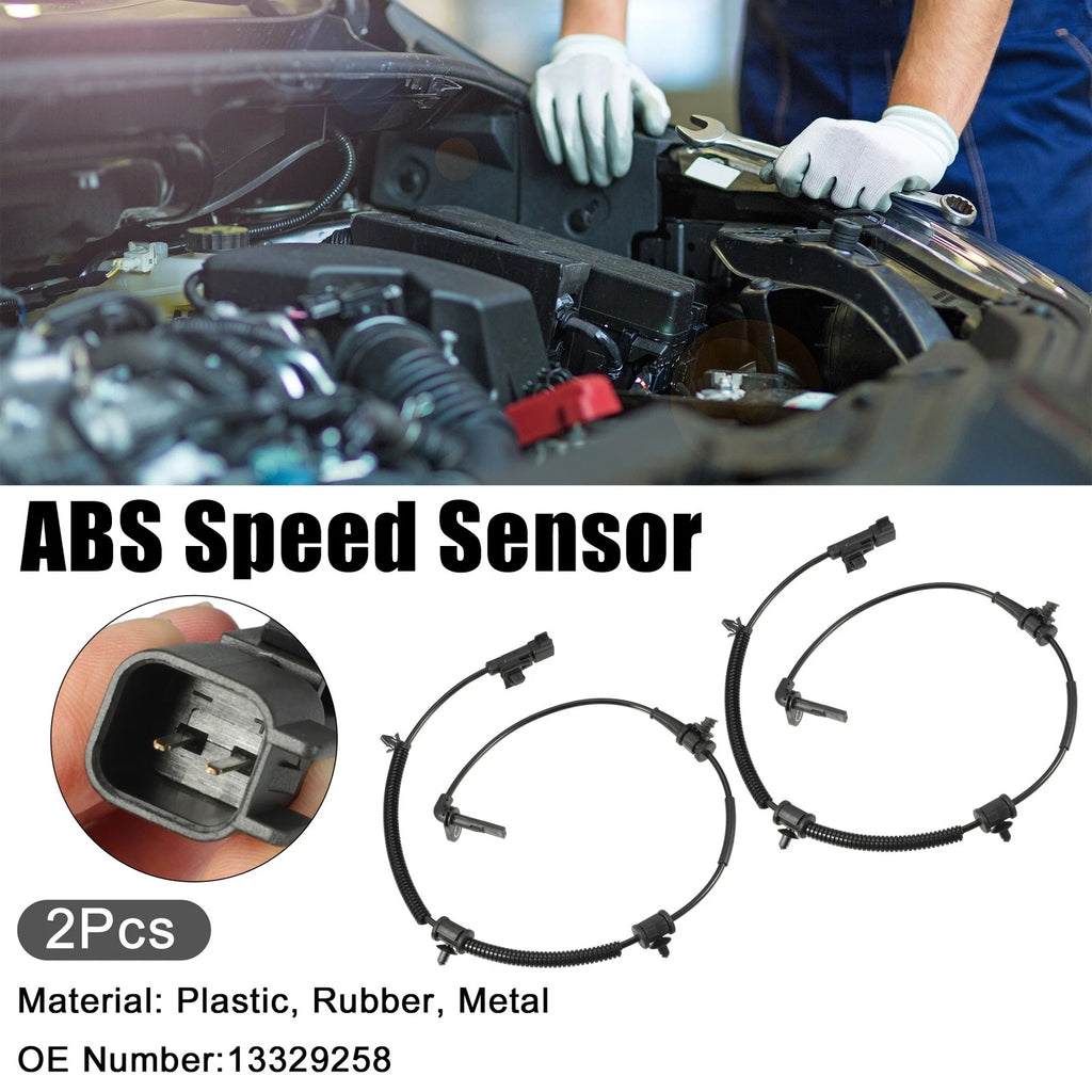 ABS Wheel Speed Sensor 2 Pack for Chevrolet Cruze 2011–2016