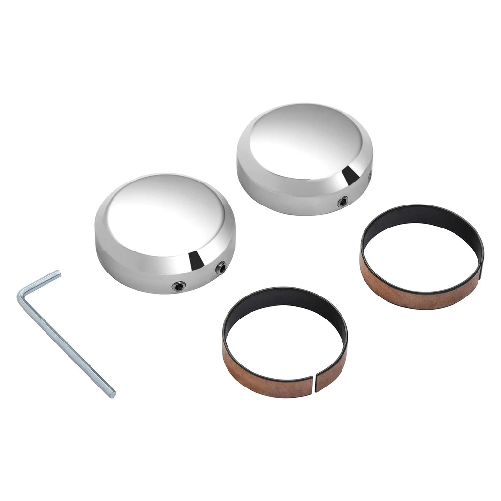 Front Fork Stem Upper Nut Covers for Harley Sportster Dyna (2014–2020)