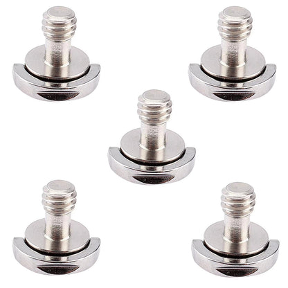 Set of 5 D-Ring Quick Release Plates for Camera Tripods