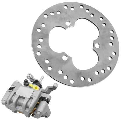 Rear Brake Caliper and Disc Rotor Replacement for Honda TRX450R (2004–2009)