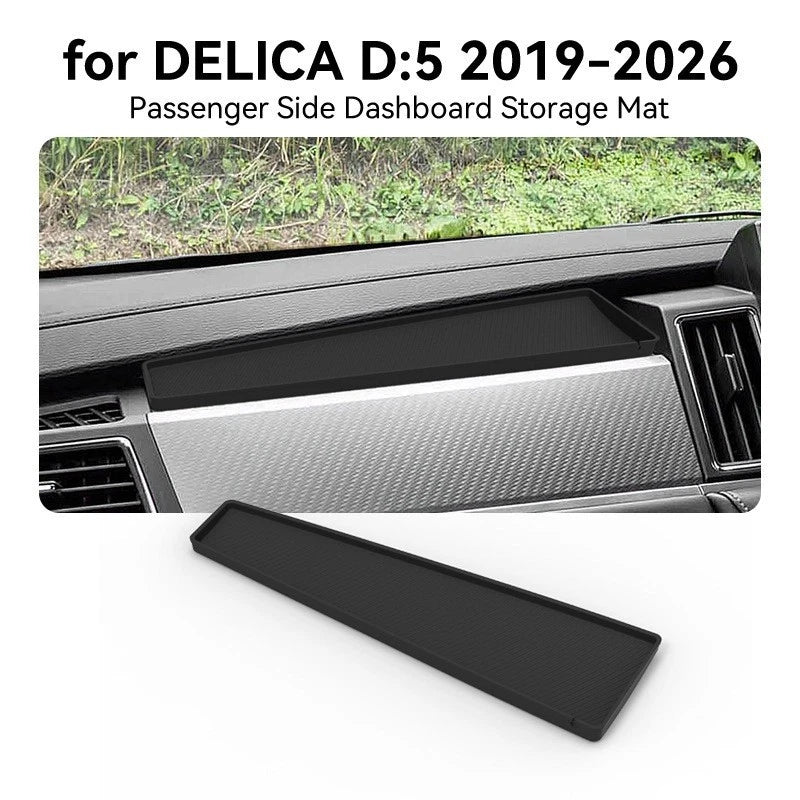 Dashboard Storage Accessory for Mitsubishi Delica (2019–2026) RHD Black