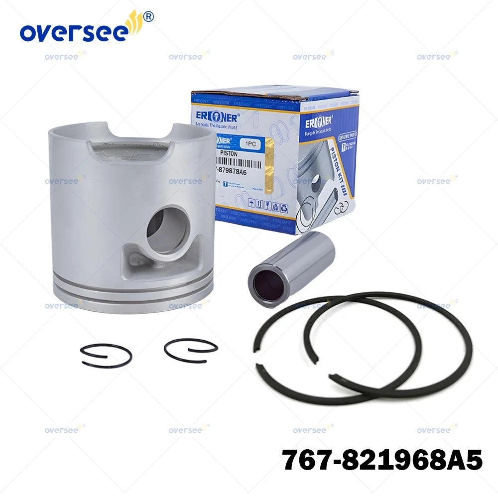 Piston Kit Ring +030 for Mercury Mariner 15-25HP Outboard (1990–2023) 767-821968A5 8798786A6