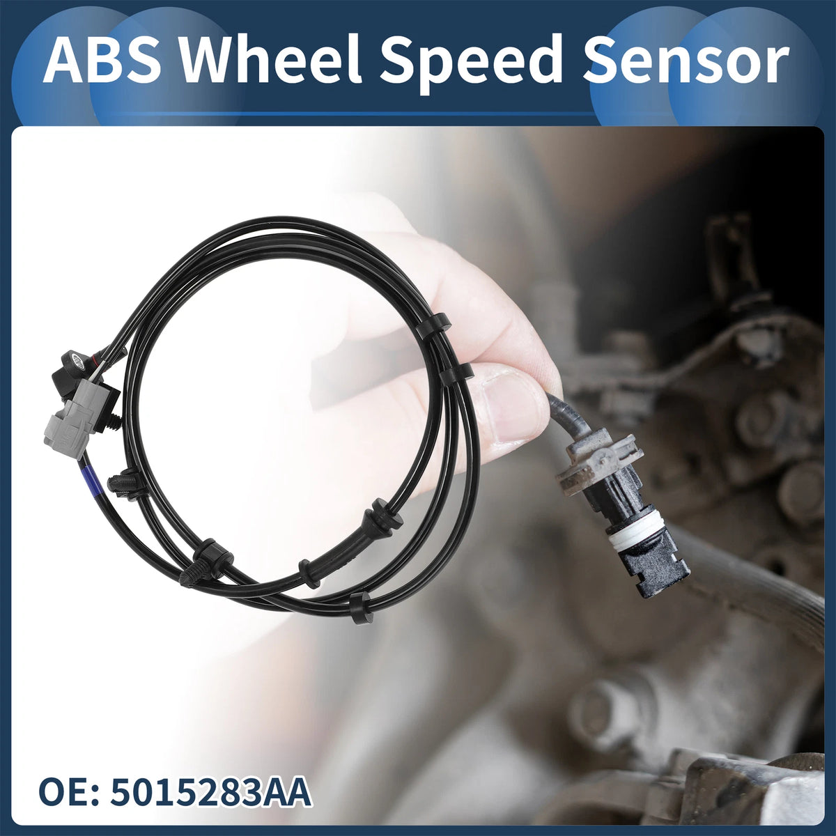 ABS Wheel Speed Sensor Front for Dodge Ram 1500 (2013–2018)