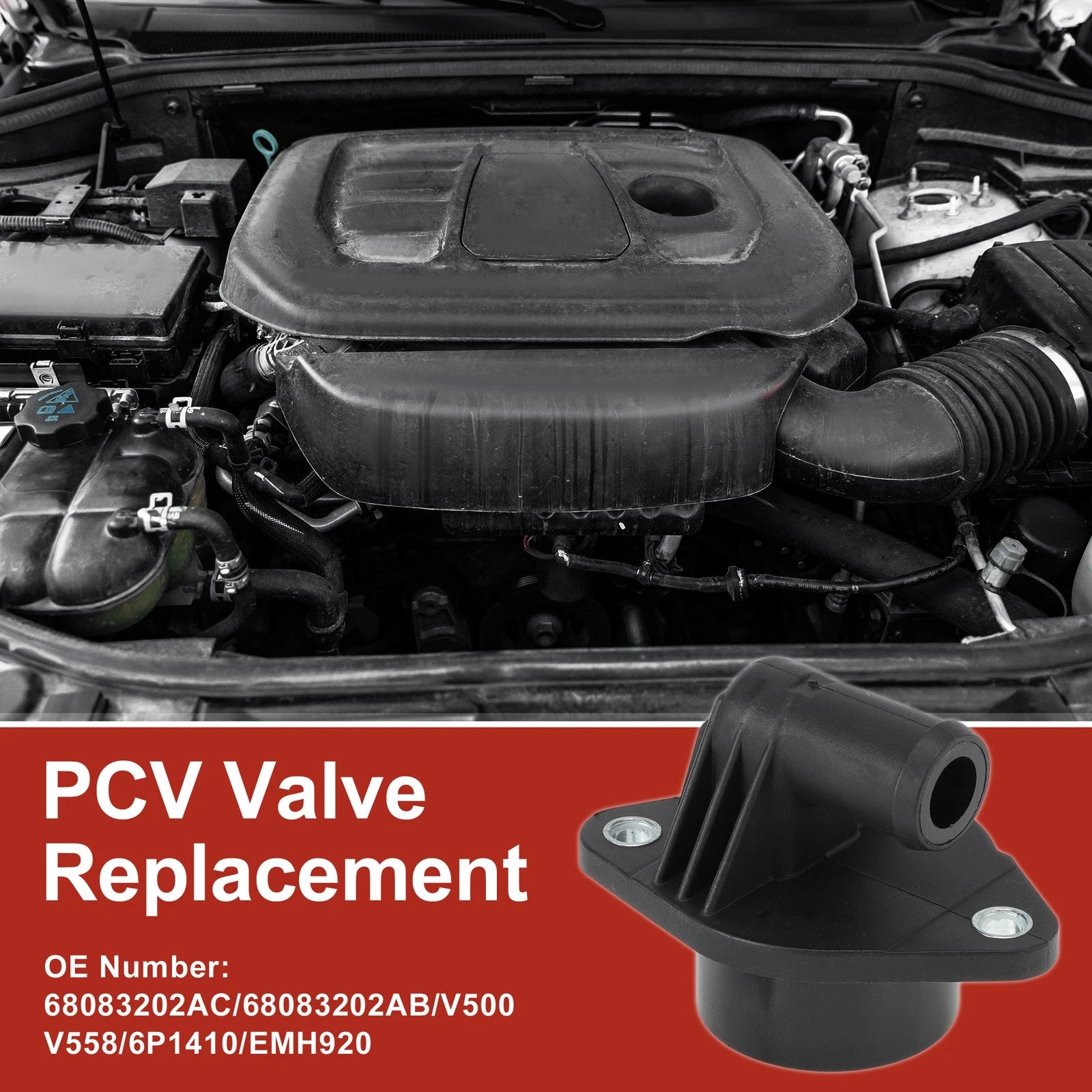 PCV Valve Replacement for Dodge Challenger for Jeep for Chrysler (2015–2023)