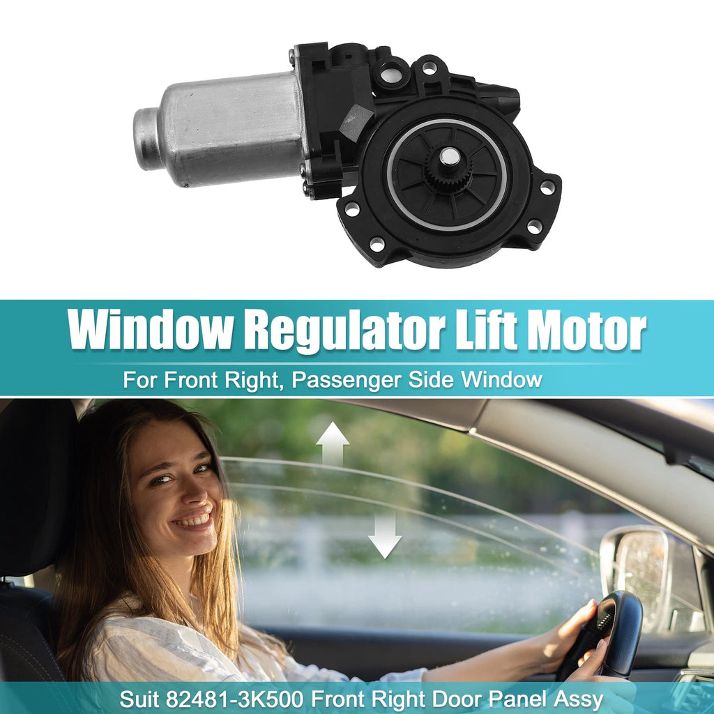Front Right Power Window Regulator Lift Motor Replacement for Hyundai Sonata (2011–2014)