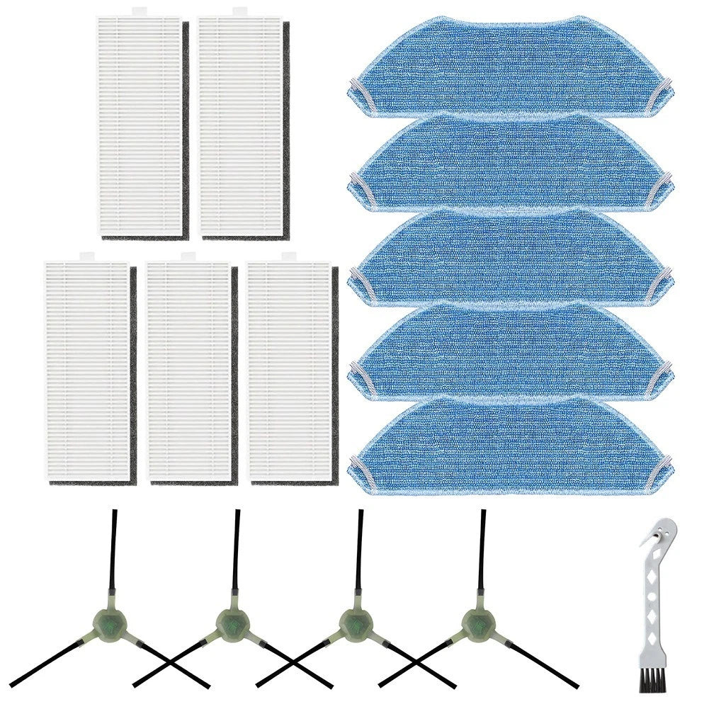 Side Brush Filter Mop Pads for Lefant M2 M2S M2 Pro M2S Pro