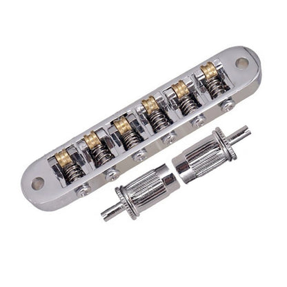6-in-1 Roller Bridge Tremolo Saddles for Electric Guitar (Universal Fit)
