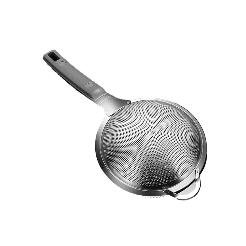 Stainless Steel Sieve Strainer with Sturdy Grip Handle