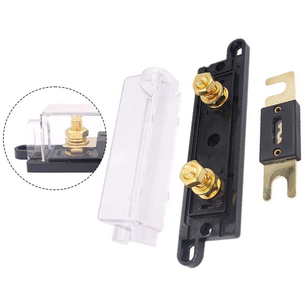 4 Piece Fuse Holder Kit for Car Audio (50A, 60A, 80A)