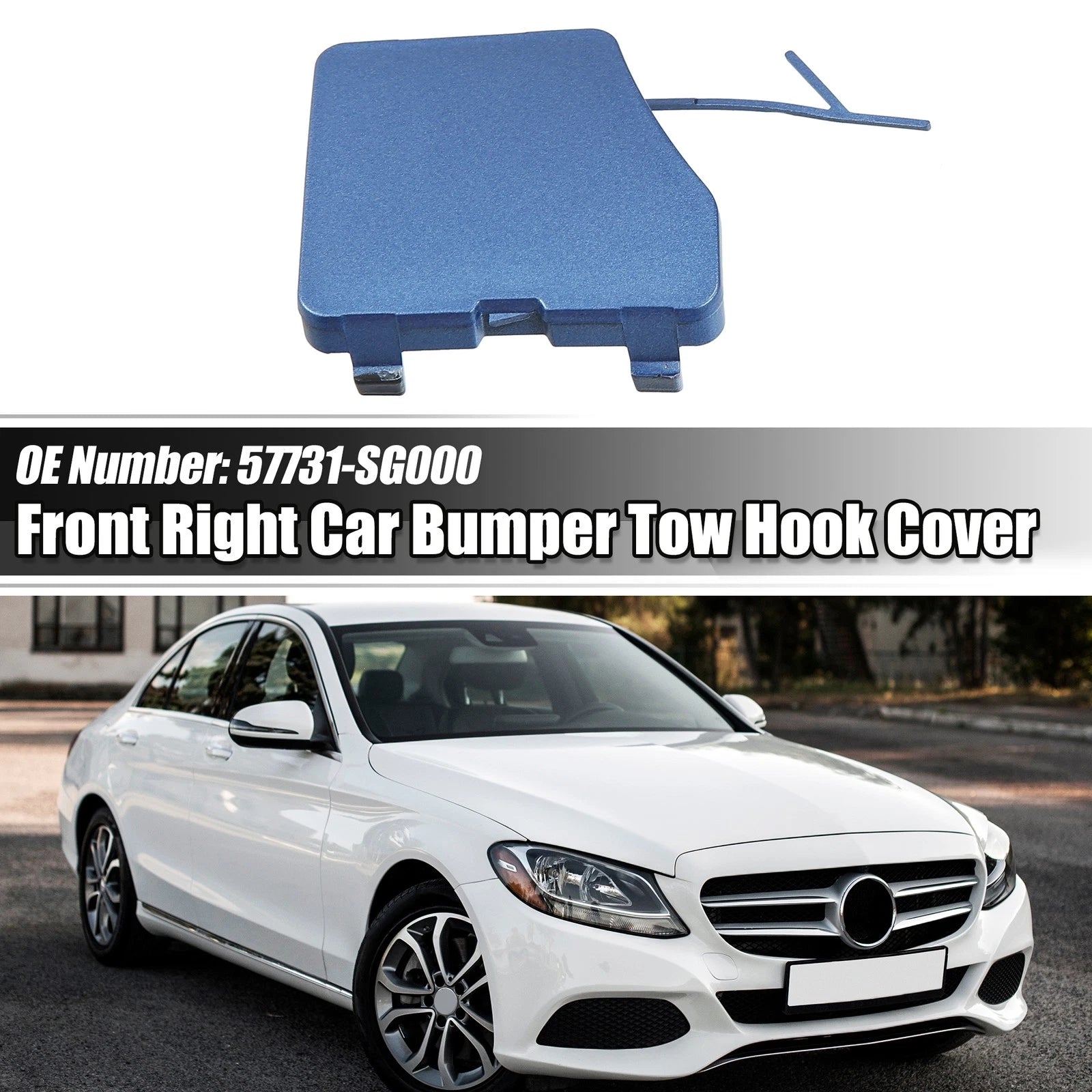 Front Right Tow Hook Cover Replacement for Subaru Forester (2015–2018)