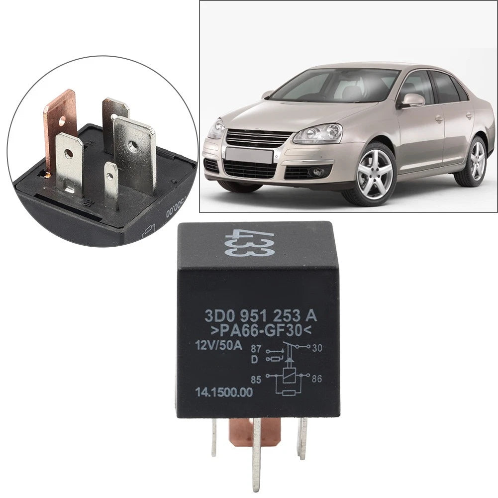 12V Starter Relay for Volkswagen Golf Jetta Passat Audi A3 (1999–2023)