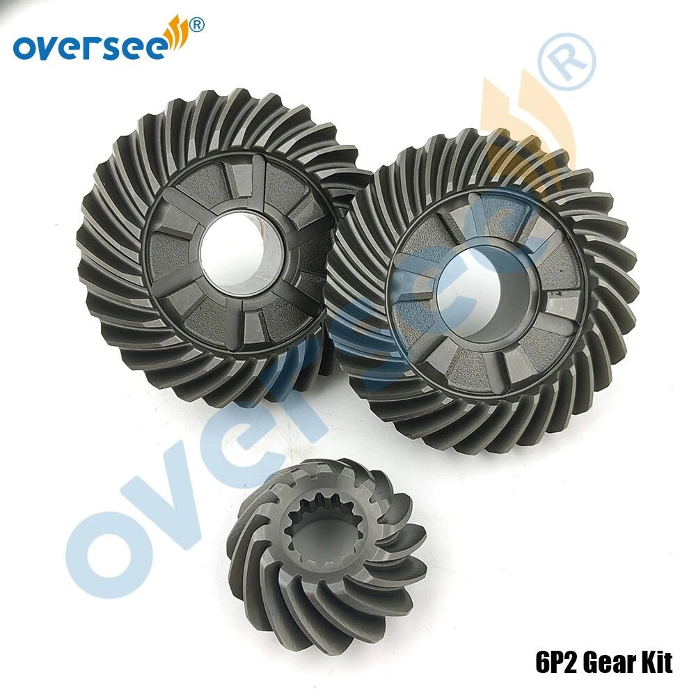 6P2 Gear Kit for Yamaha Outboard 200 225 250HP (4-Stroke) (2000–2023) 6P2-45560 45551 45571