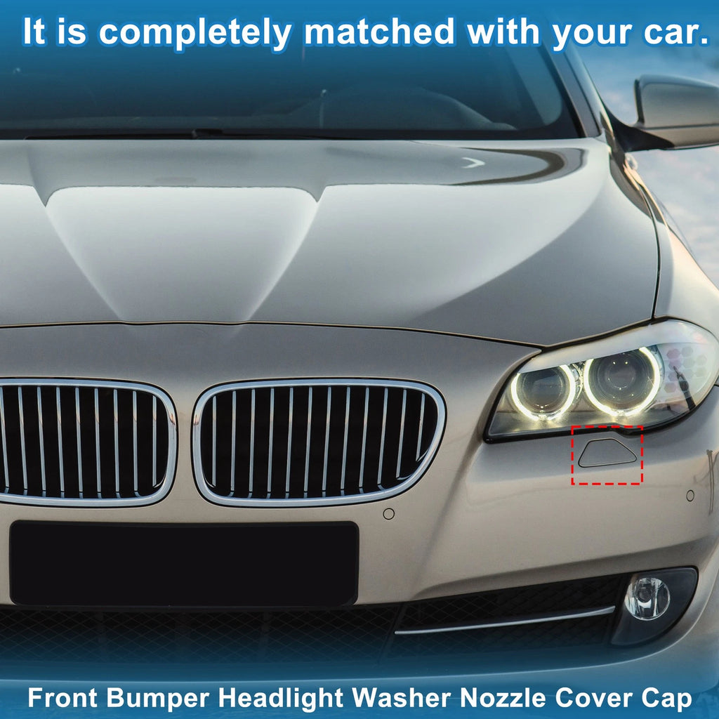 Front Left Washer Nozzle Cover Cap Replacement for BMW 528i (2014–2016)