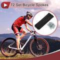 Bicycle Spokes Set 12G 219mm Carbon Steel Black for Bicycle Wheel
