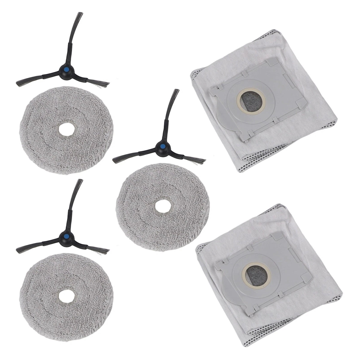 Set of 2 Mop Cloths and Dust Bags for ECOVACS DEEBOOT MINI Models