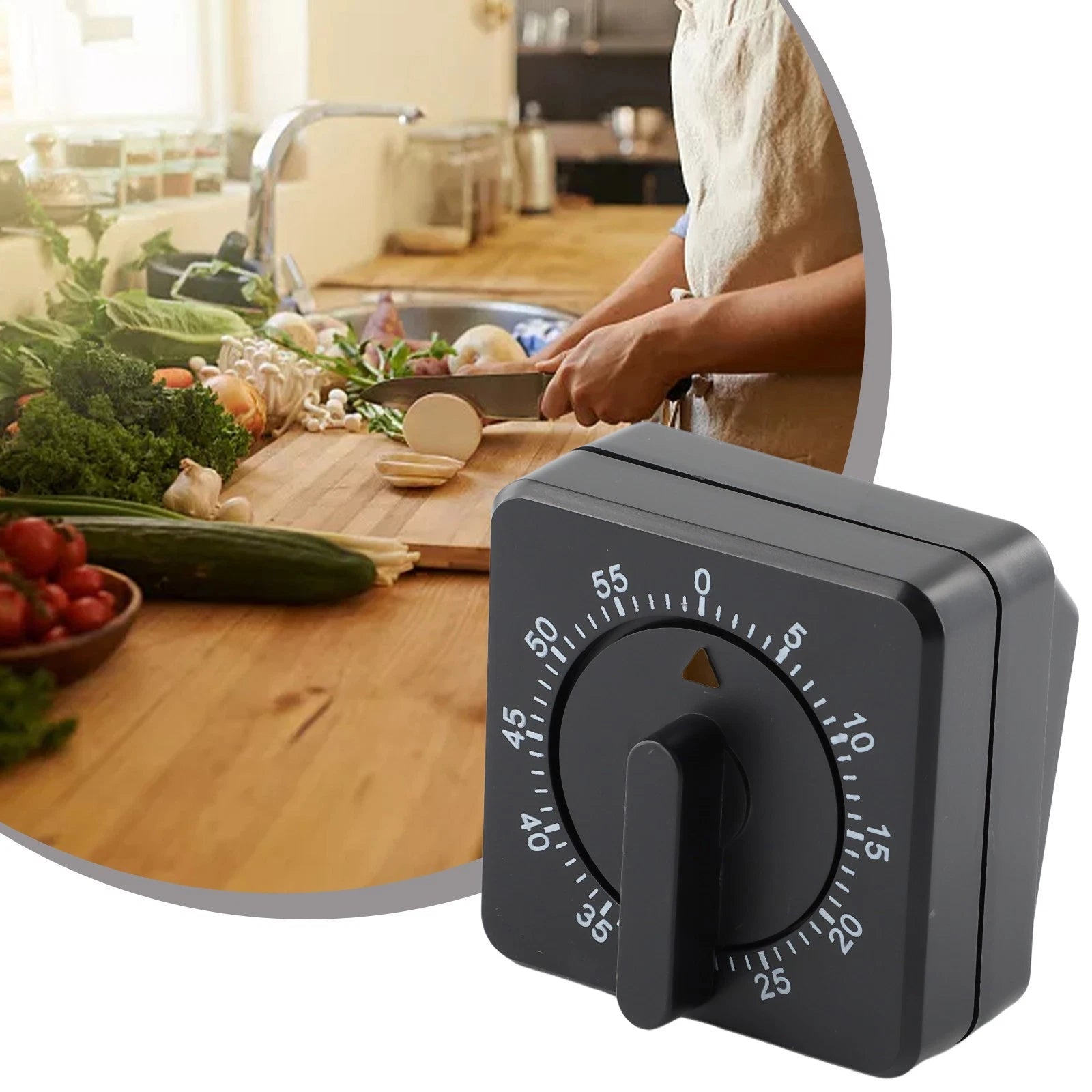 Count Down Timer for Cooking (Clear Ring)