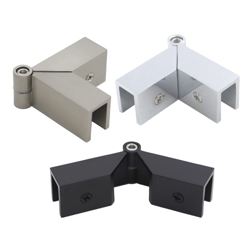 Wall Mount Glass Bracket for Shower Doors (Effortless Installation)