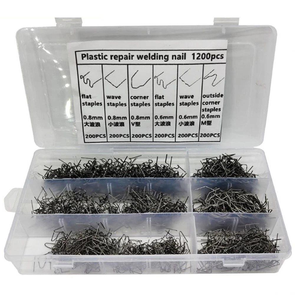 Set of 1200 Plastic Welding Nails for Efficient Car Bumper (2000–2023)
