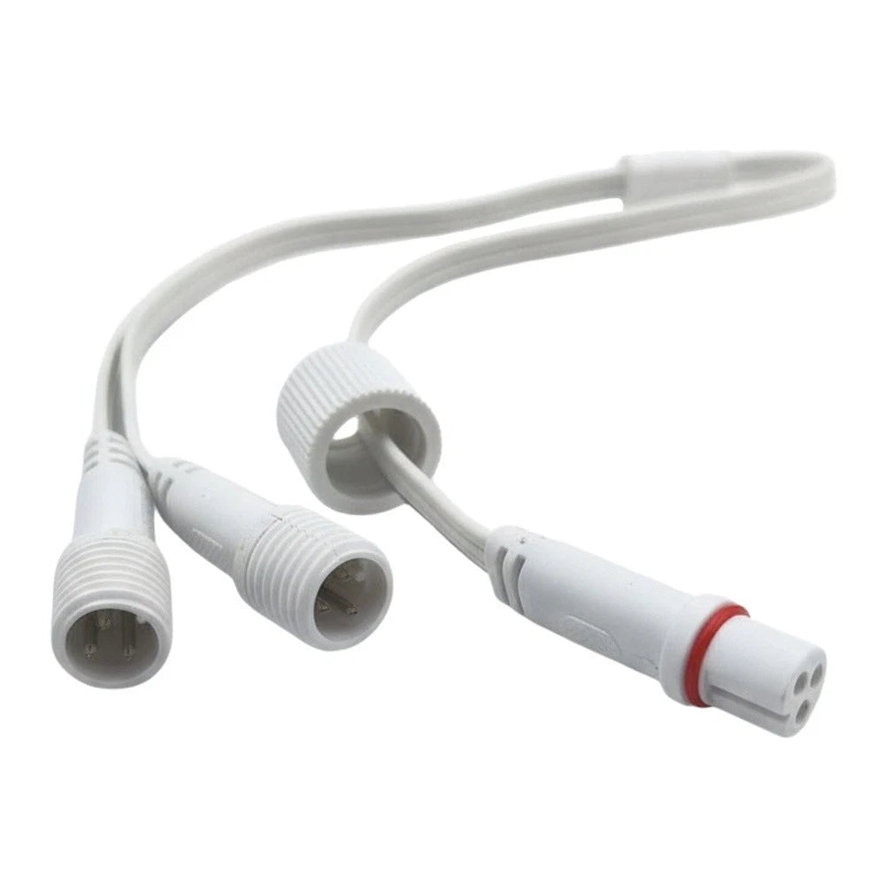 3 Pin Waterproof Extension Cable for Outdoor Use (300mm)