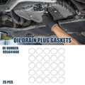 25pcs Oil Drain Plug Gasket Set Replacement for Mazda 323 (1986–1994)