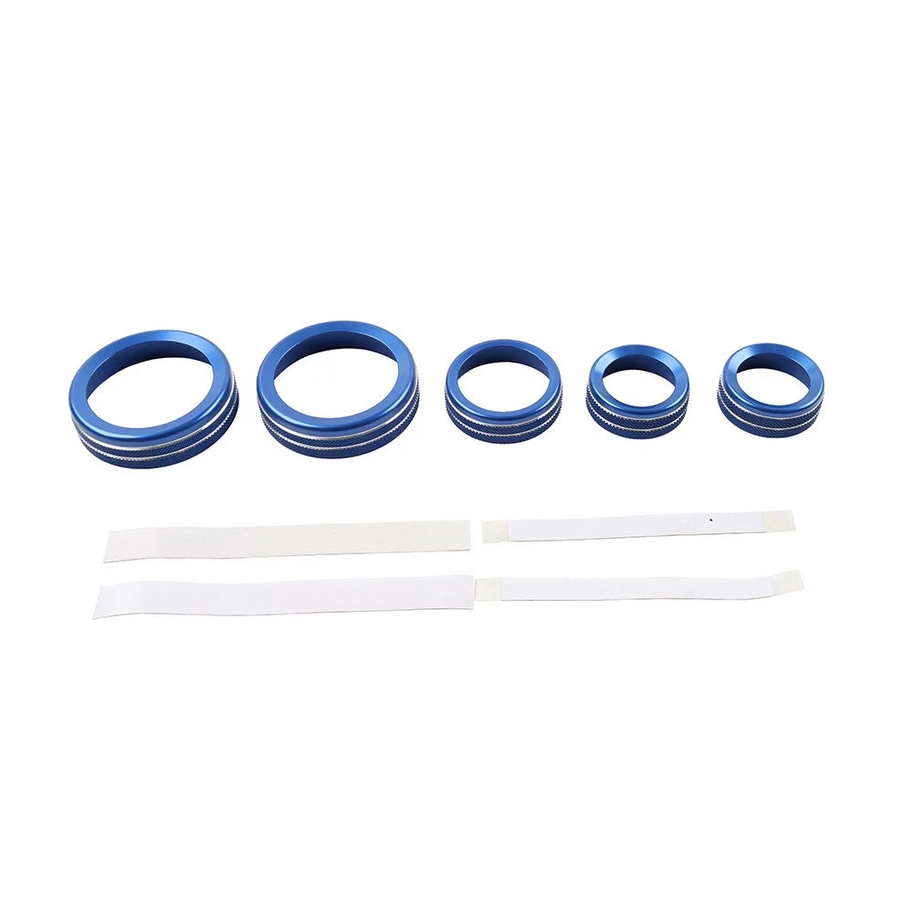 AC Headlight Radio Switch Knob Ring for Ford Maverick (2022–2023) Blue