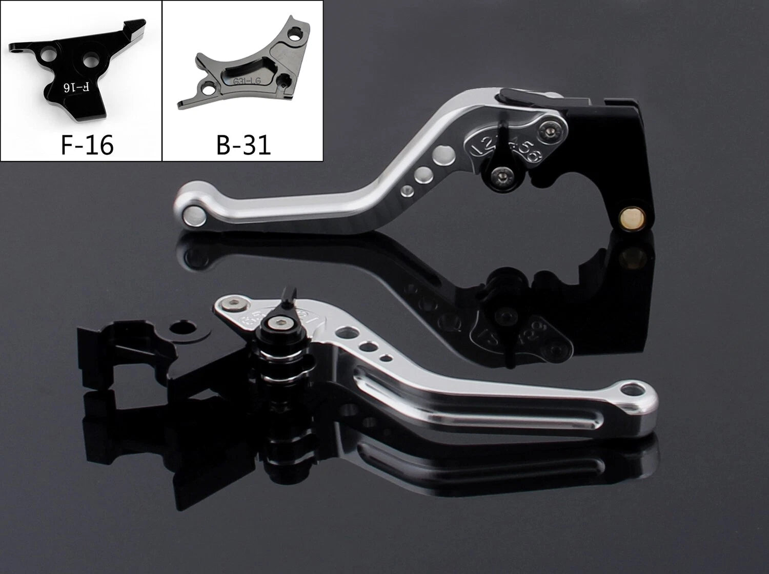 Short Adjustable Brake Clutch Levers for BMW G310R G310GS (2017–2018)