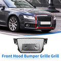 Front Hood Bumper Grille Grill Replacement for Audi A5 (2009–2012)