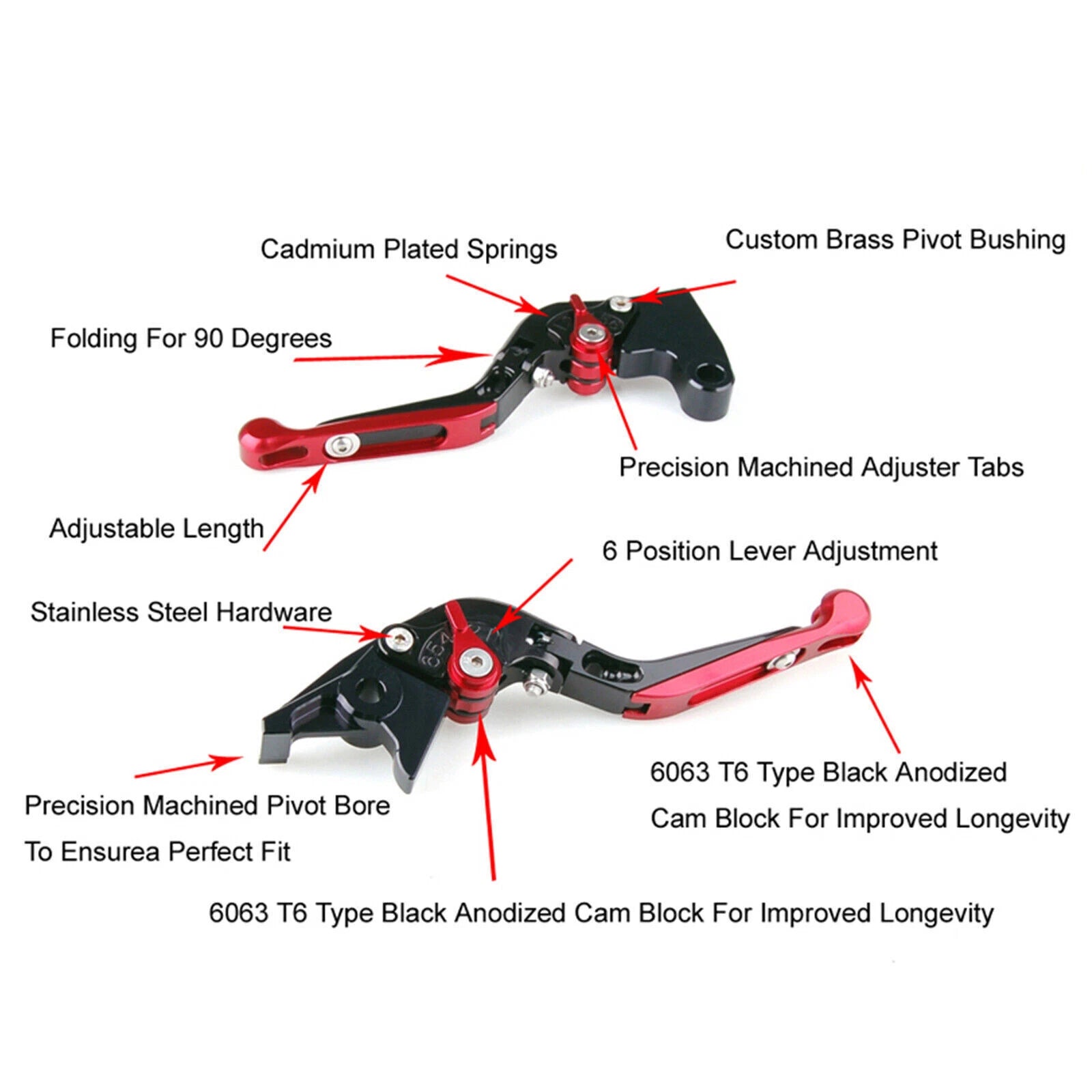 Adjustable Clutch Brake Lever for Vespa GTS 300 Super (2008–2023)