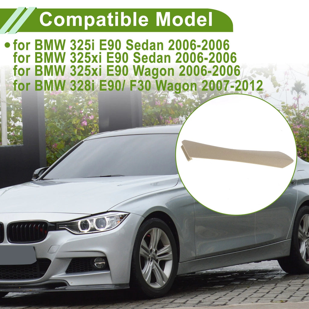 Door Panel Handle Pull Trim Cover Replacement for BMW 325i E90 Sedan (2006–2006)