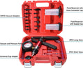 21Pcs Brake Bleeder Kit with Vacuum and Pressure Pump Tester Tool