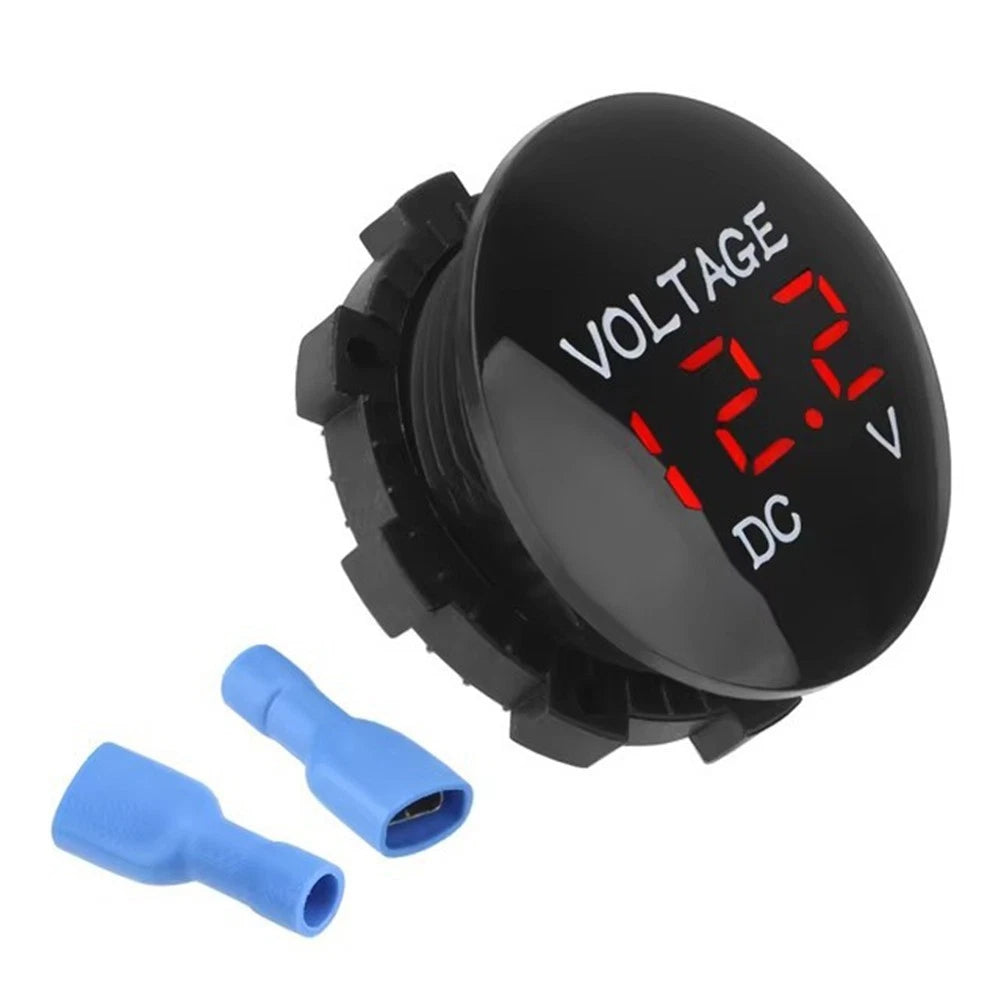 LED Digital Voltmeter for Car Motorcycle Marine (1 pcs)
