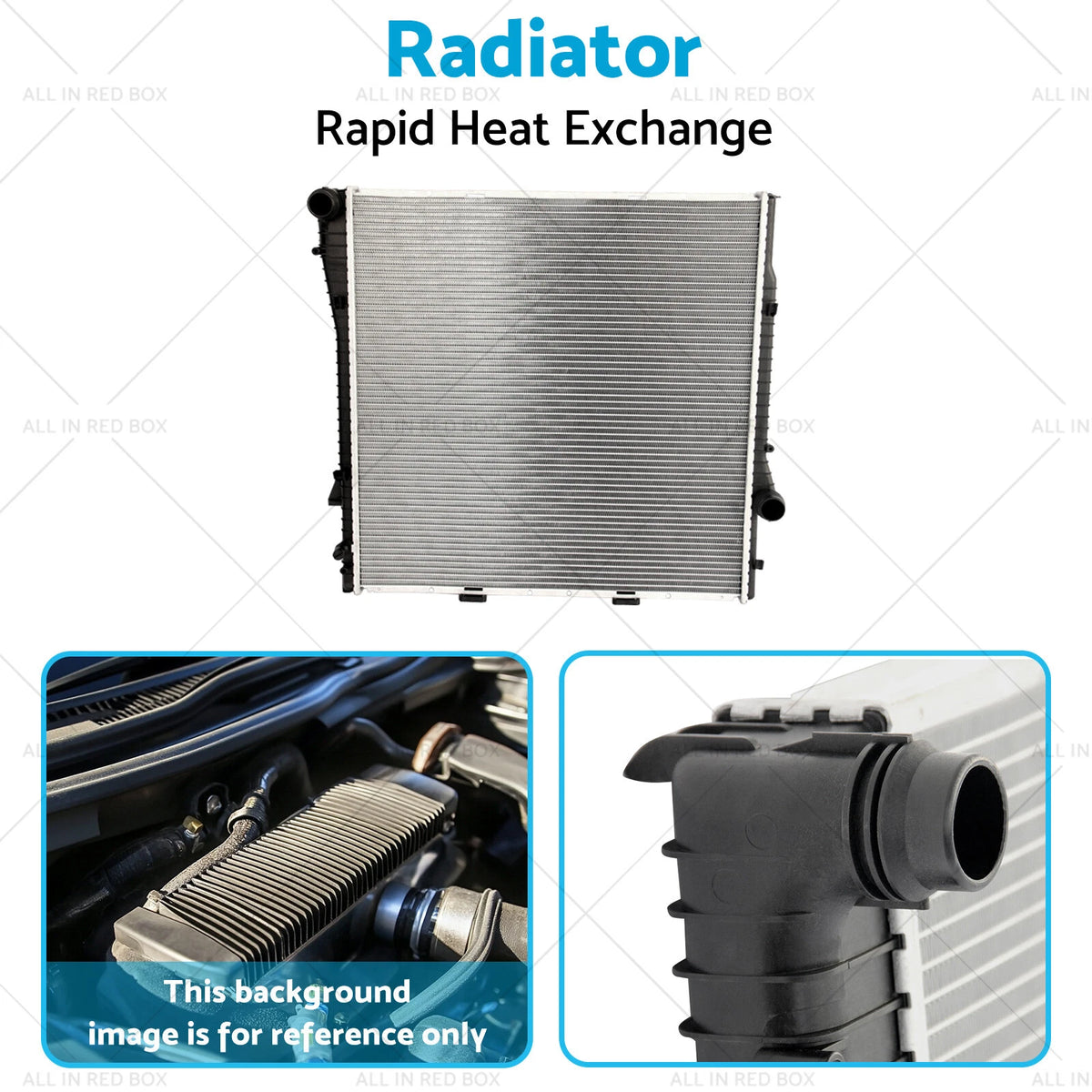 Radiator for BMW X5 E53 M54 M57 M62 3.0i 3.0D 4.4i (2000–2006)