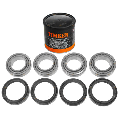 2x Front Wheel Bearing Kits + Grease for Mitsubishi Lancer CC (1992–1994)