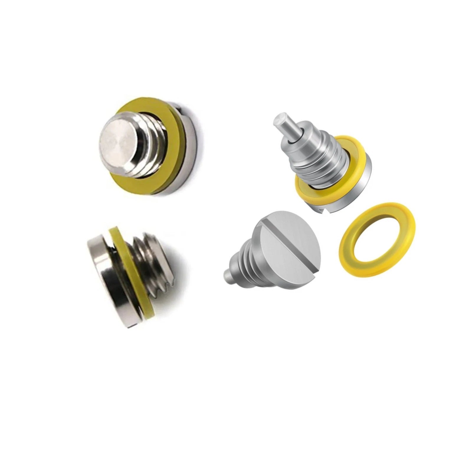 Set of 2 Lower Unit Drain Plugs for Mercruiser Alpha Outdrive (8M0058389, 10-79953Q04)