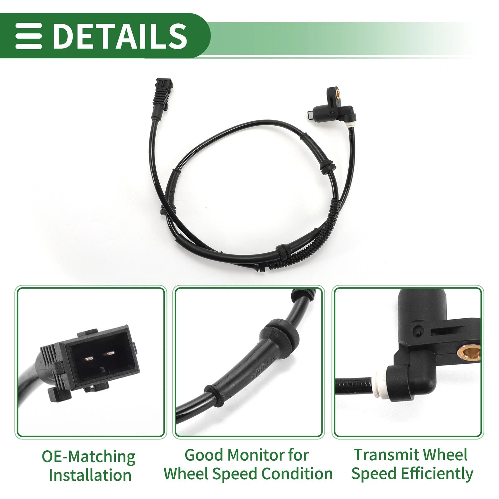 ABS Wheel Speed Sensor No. 454573 for Citroen Xantia (1993–2001)