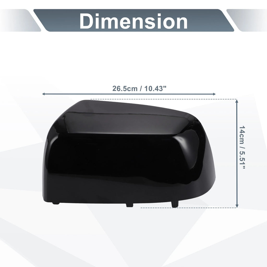 Left Side Rearview Mirror Cover Cap Gloss Black for Chevrolet Colorado (2015–2021)